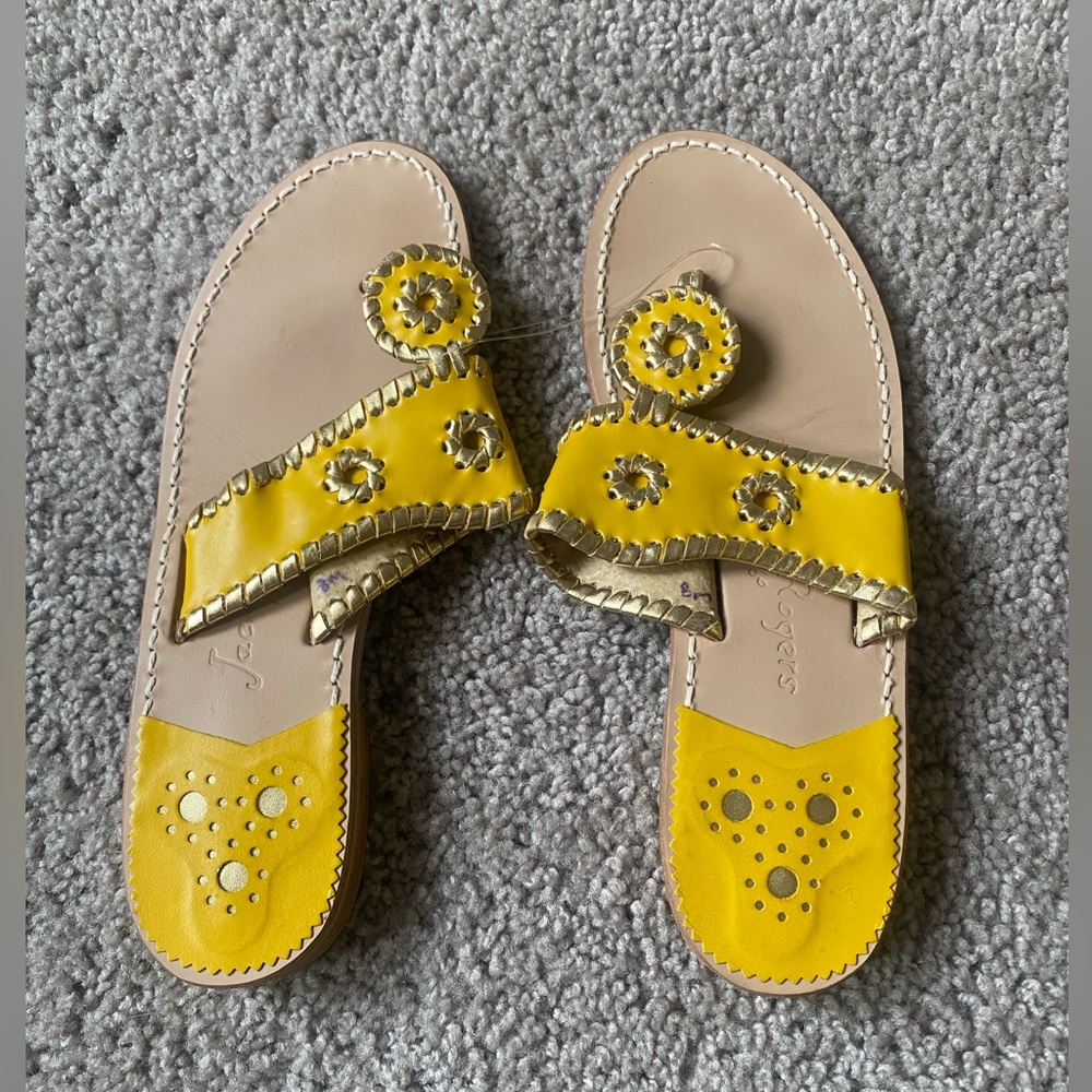Jack Rogers yellow Sandals size 8
